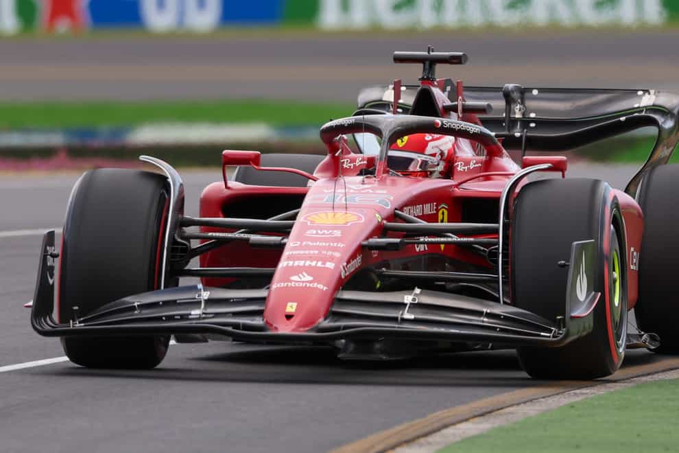 Charles Leclerc claimed pole position for the Australian Grand Prix (Asanka Brendon Ratnayake/AP)