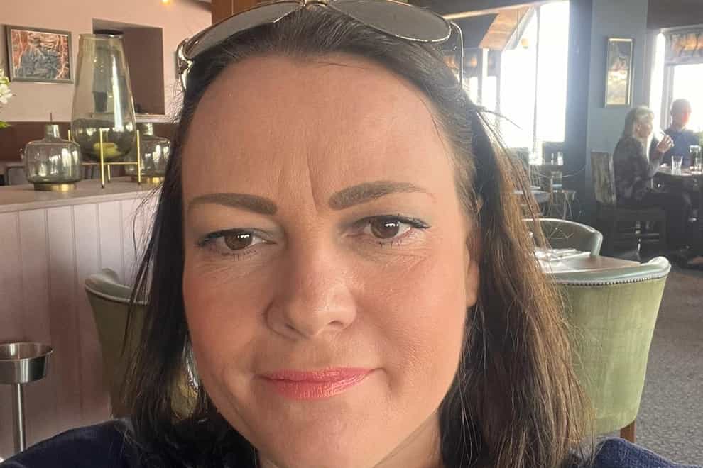 Lauren Corbishley, 43, from Dawlish, Devon (Lauren Corbishley/PA)