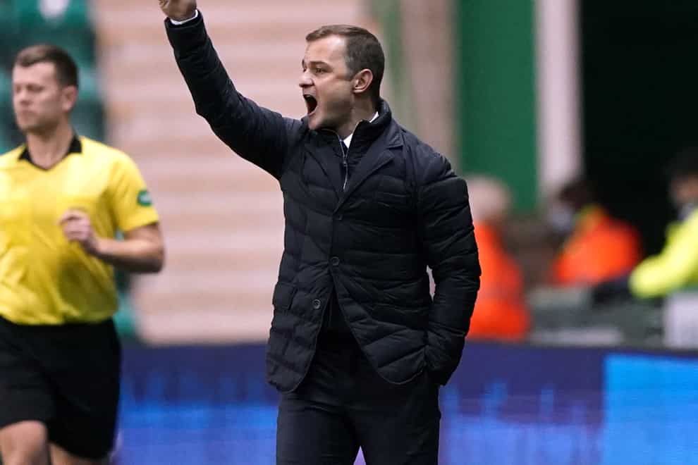 Shaun Maloney was not happy with Hibs’ display (Andrew Milligan/PA)
