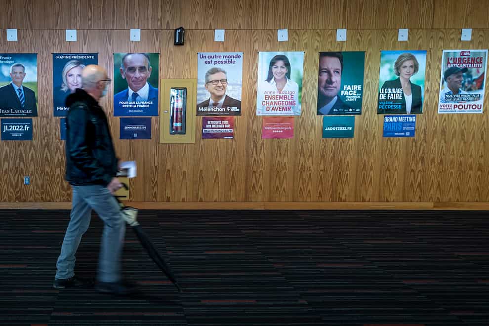 Polls have opened for the first round of France’s presidential election (Peter McCabe/The Canadian Press via AP)