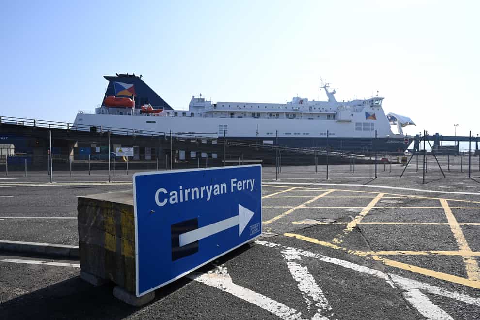 P&O Ferries has resumed passenger sailings between Scotland and Northern Ireland amid confusion for passengers (Michael Cooper/PA)