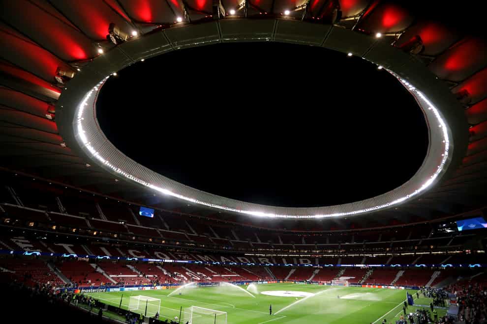 Atletico Madrid have been hit with a partial stadium closure for their second leg against Manchester City (Isabel Infantes)