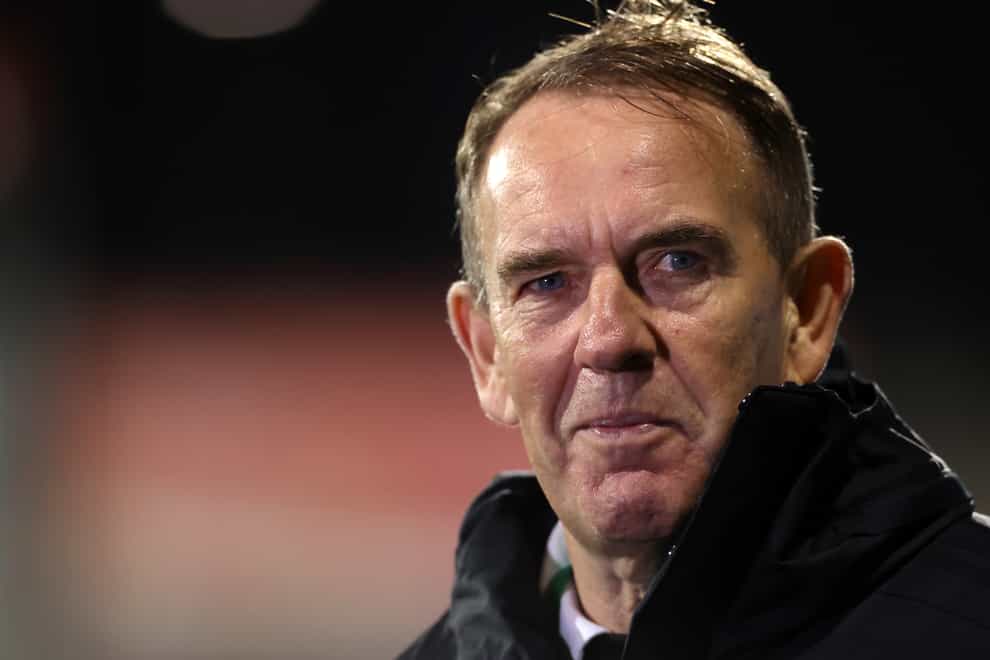 Northern Ireland manager Kenny Shiels is preparing to face England (Liam McBurney/PA)