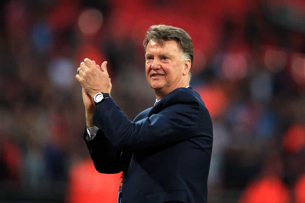 Louis Van Gaal has provided a positive update after being diagnosed with prostate cancer (Mike Egerton/PA)