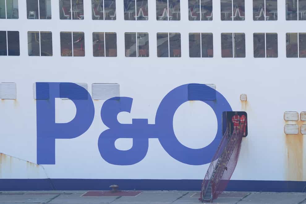 Another P&O Ferries vessel has been detained, casting doubt on whether the firm will be able to restart the Dover-Calais route before Easter (Gareth Fuller/PA)