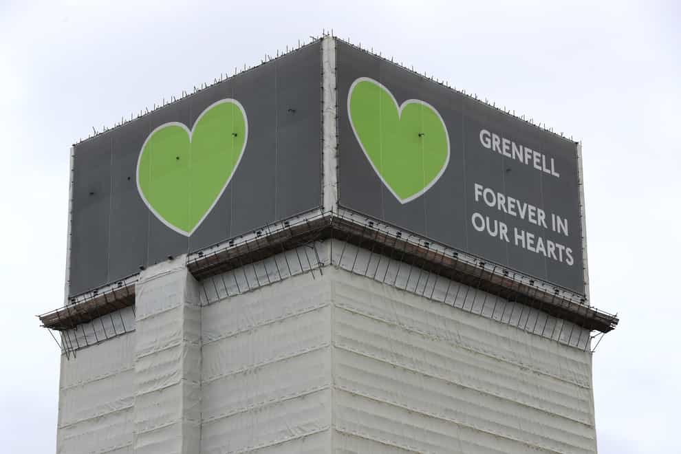 The Grenfell Tower as seen from Silchester Road (PA)