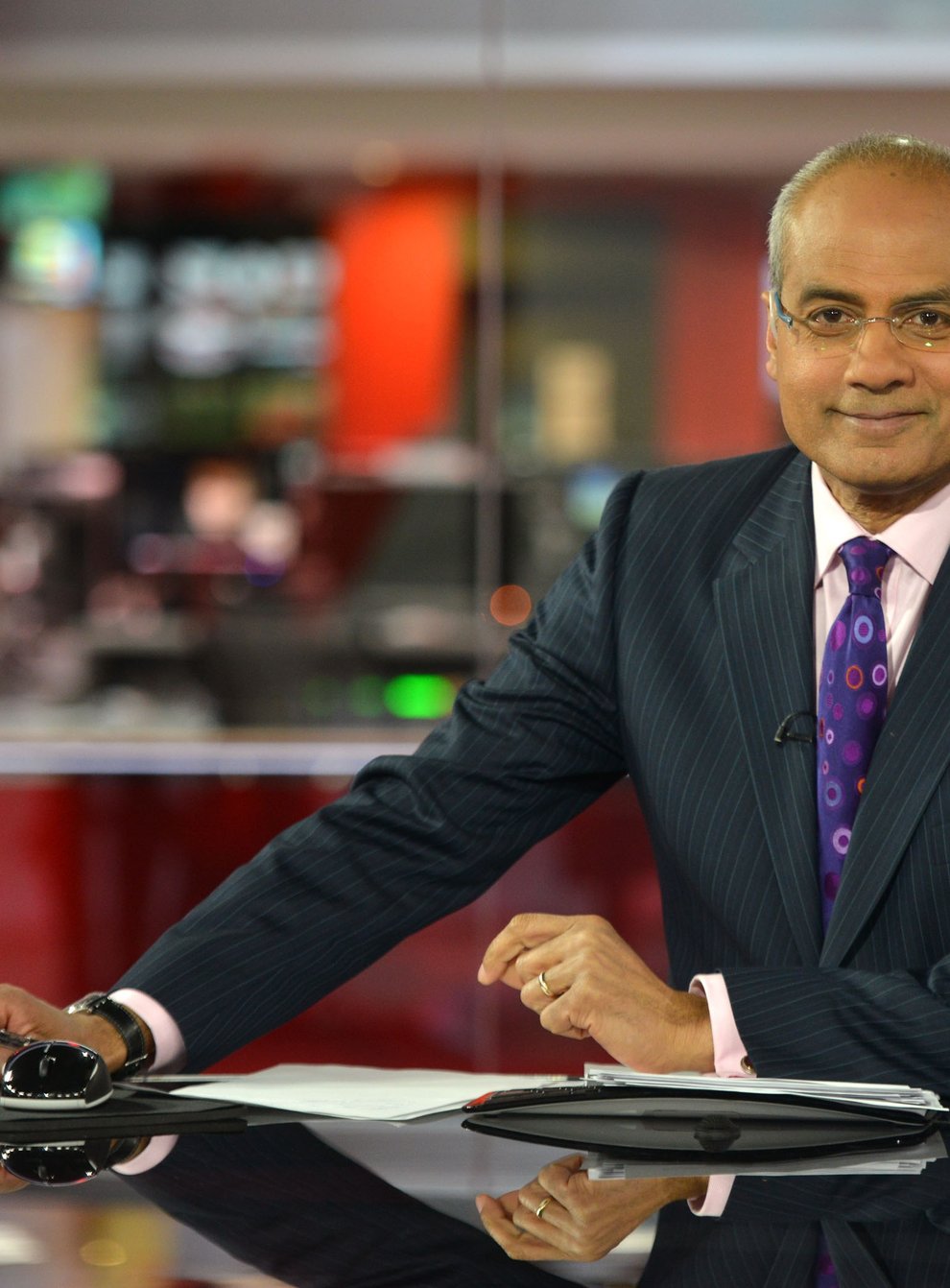 George Alagiah is returning to presenting duties (Jeff Overs/BBC/PA)