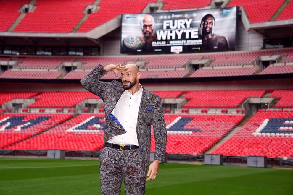Tyson Fury does not have retirement on his mind ahead of this month’s world heavyweight title contest with Dillian Whyte (John Walton/PA)