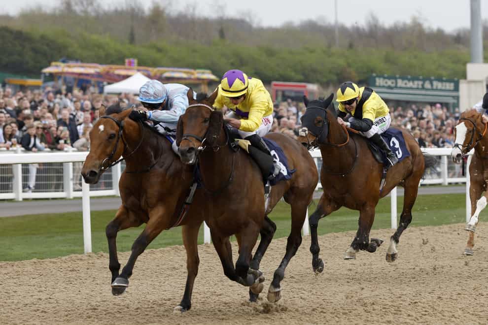 My Oberon (right) just prevailed at Newcastle (Richard Sellers/PA)