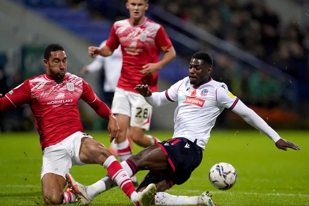 Amadou Bakayoko struck for Bolton (Martin Rickett/PA)
