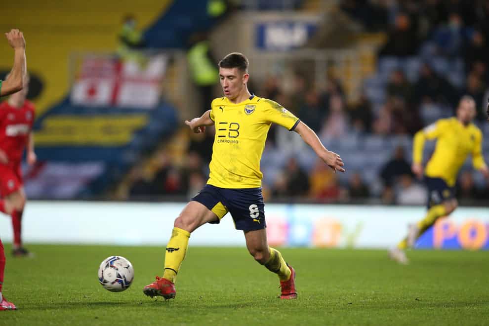 Cameron Brannagan was on target for Oxford (Nigel French/PA)
