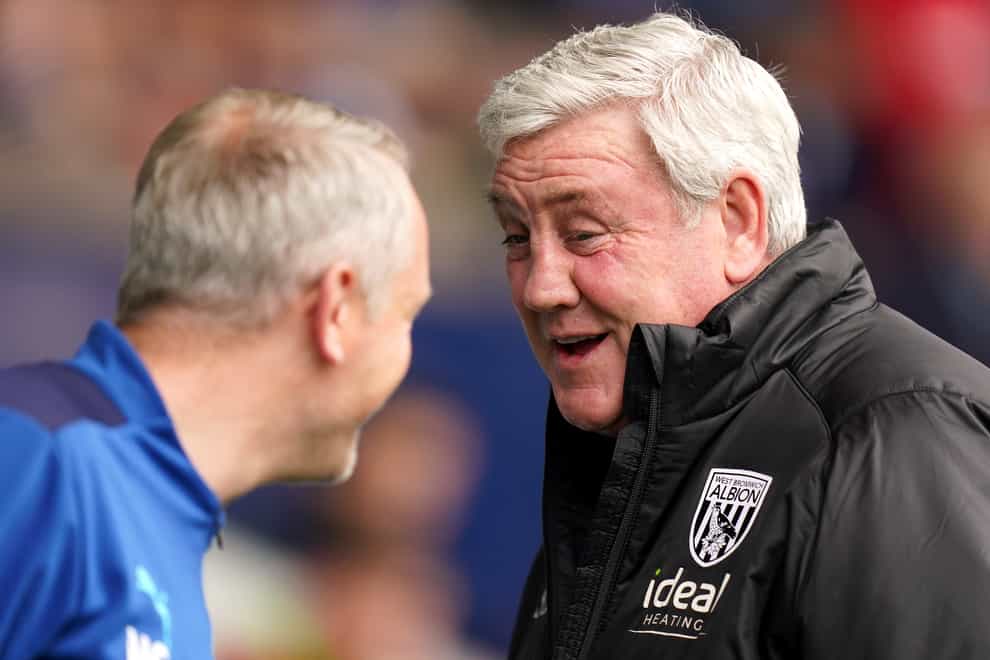 Victory kept Steve Bruce’s dreams of the top six alive (Jacob King/PA)