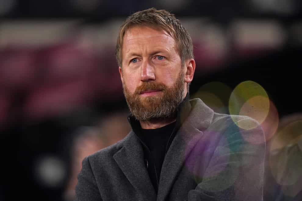 Graham Potter thinks his side have been unlucky at times this season (Adam Davy/PA)