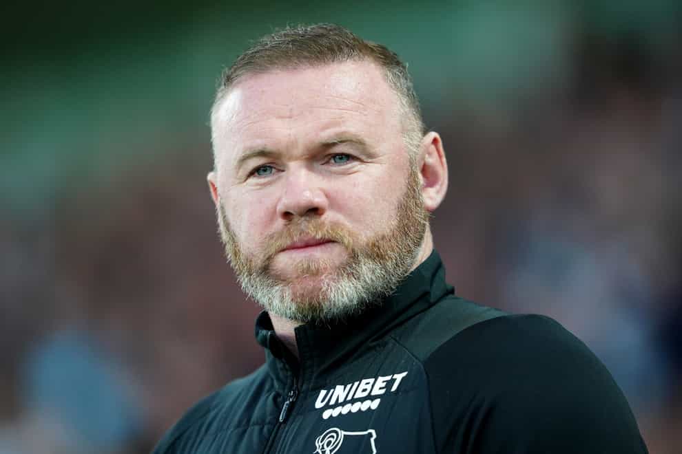 Wayne Rooney’s Derby stunned leaders Fulham (Zac Goodwin/PA)