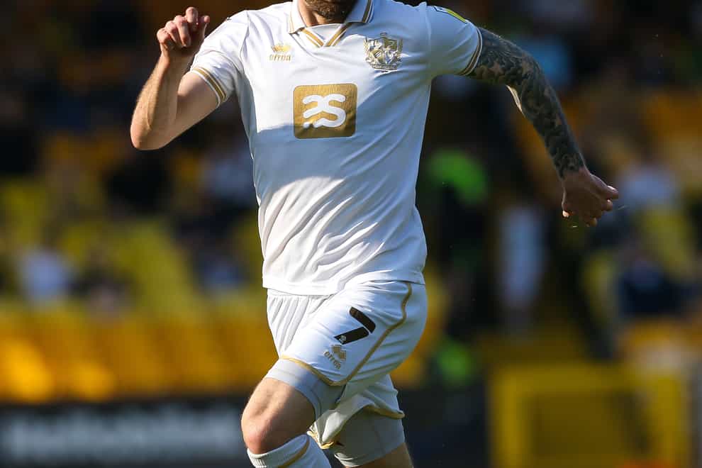 Port Vale’s David Worrall is a doubt for the game with Bristol Rovers (Barrington Coombs/PA)