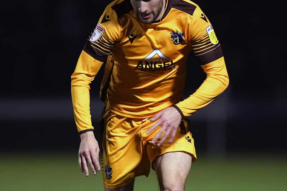 Will Randall has returned to fitness for Sutton (Adam Davy/PA)