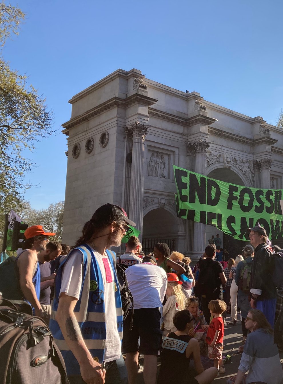 Extinction Rebellion gather at Marble Arch (Rebecca Speare-Cole/PA)