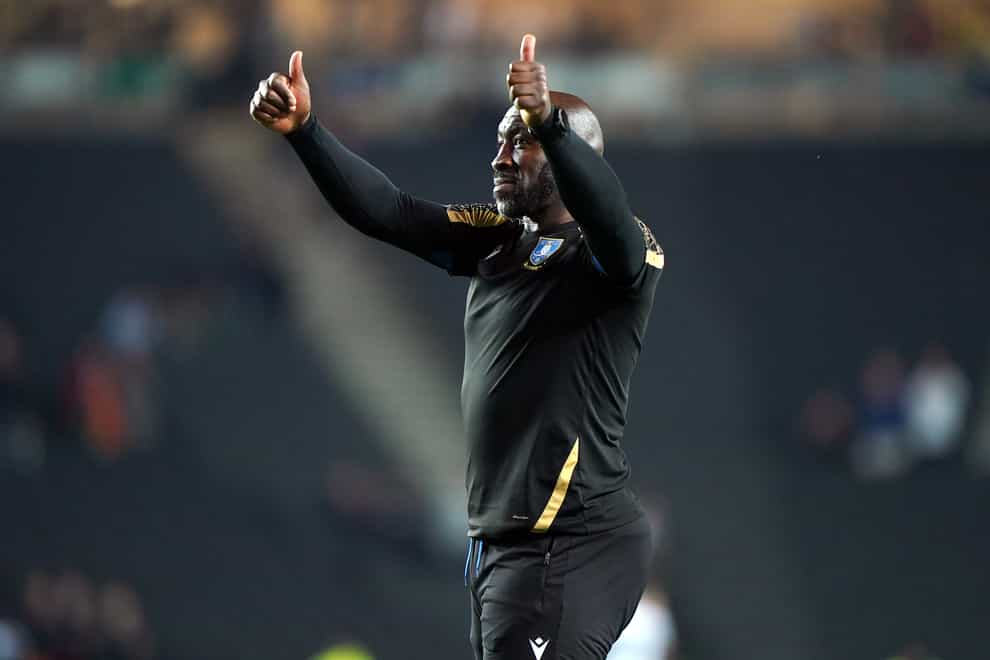 Sheffield Wednesday manager Darren Moore was delighted with his side’s fast start against MK Dons (Joe Giddens/PA)