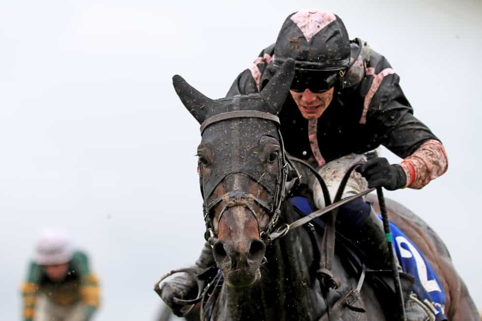 Brandy Love ridden by Paul Townend on their way to winning the Irish Stallion Farms EBF Mares Novice Hurdle Championship Final at Fairyhouse Racecourse in County Meath, Ireland. Picture date: Sunday April 17, 2022.