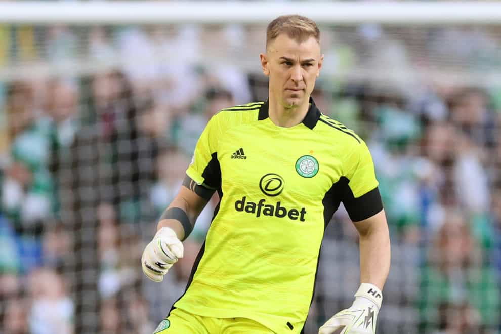Celtic goalkeeper Joe Hart looking for league title after cup exit (Steve Welsh/PA)