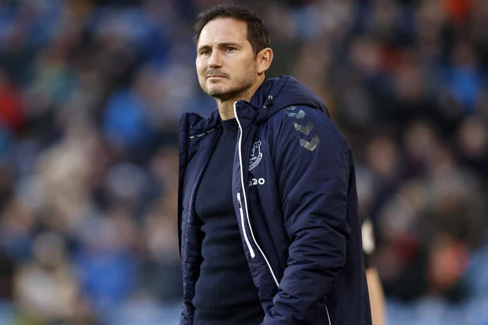 Frank Lampard is focusing only on Everton (Richard Sellers/PA)