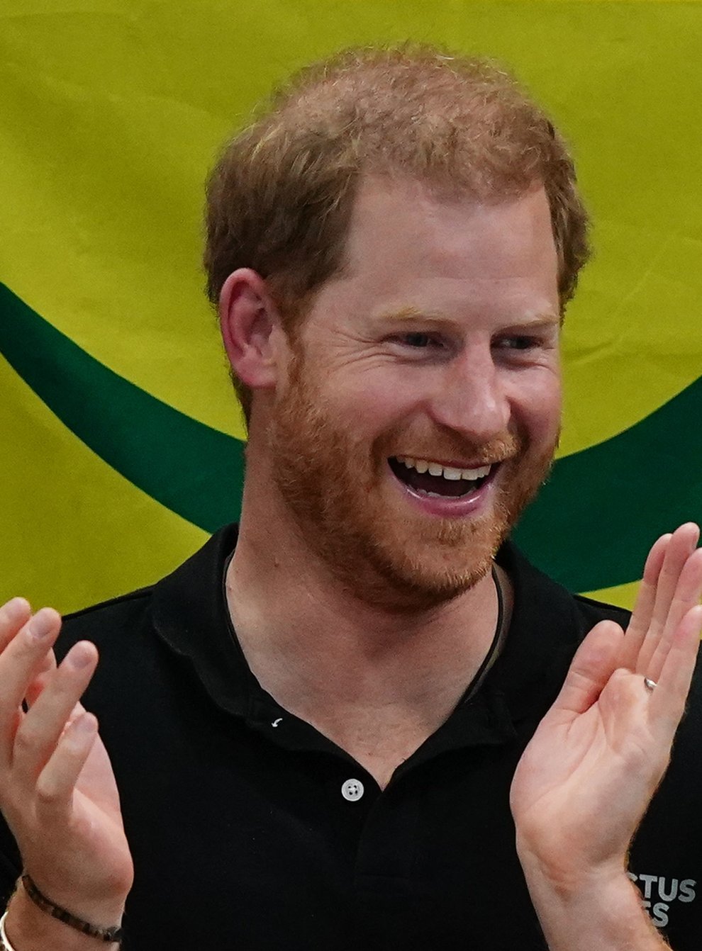 The Duke of Sussex during the swimming at the Invictus Games (Aaron Chown/PA)