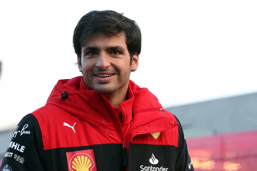 Carlos Sainz has signed a new deal with Ferrari (Bradley Collyer/PA)