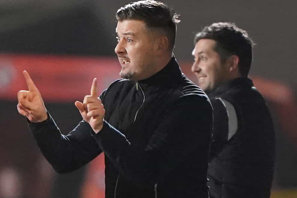 Tam Courts wants Dundee United to throw off the shackles (Andrew Milligan/PA)