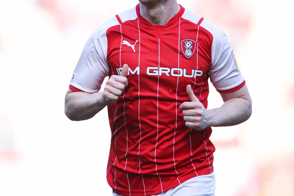 Rotherham’s Shane Ferguson will miss the game with Oxford (Isaac Parkin/PA)