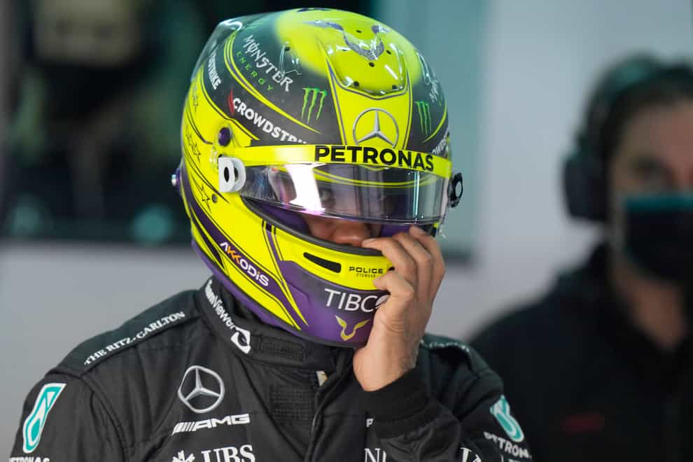 Lewis Hamilton struggled in first practice (Luca Bruno/AP)