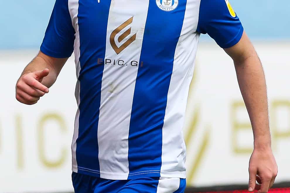 Jack Whatmough scored for Wigan (Barrington Coombs/PA)