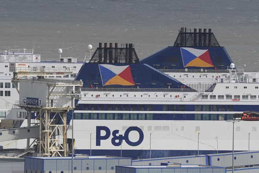 P&O ferries have indicated that its full service between Larne and Cairnryan has resumed (Gareth Fuller/PA)
