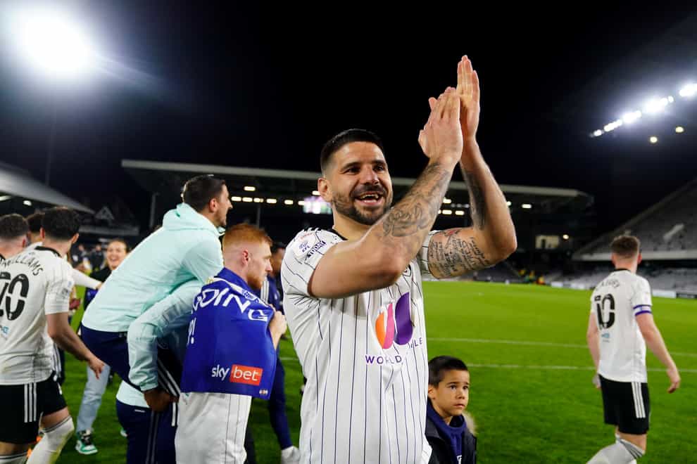 Fulham’s Aleksandar Mitrovic has been crowned the Championship player of the season at the EFL Awards (Adam Davy/PA)
