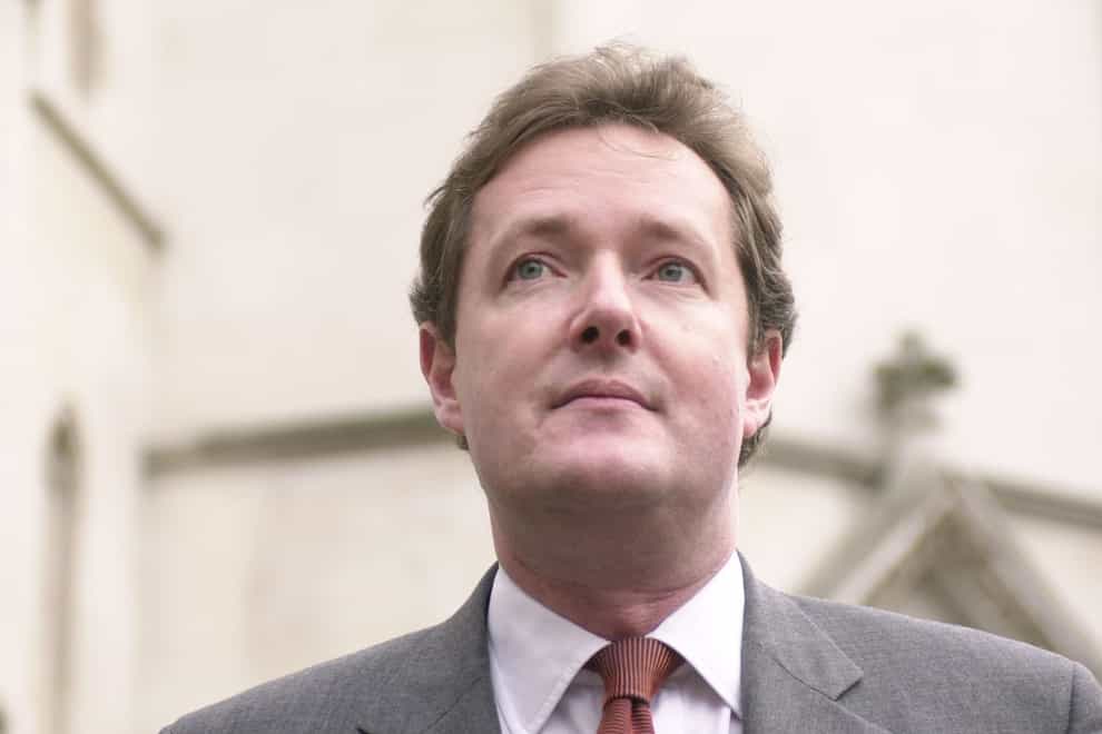 Piers Morgan during his time as editor of the Daily Mirror (PA)