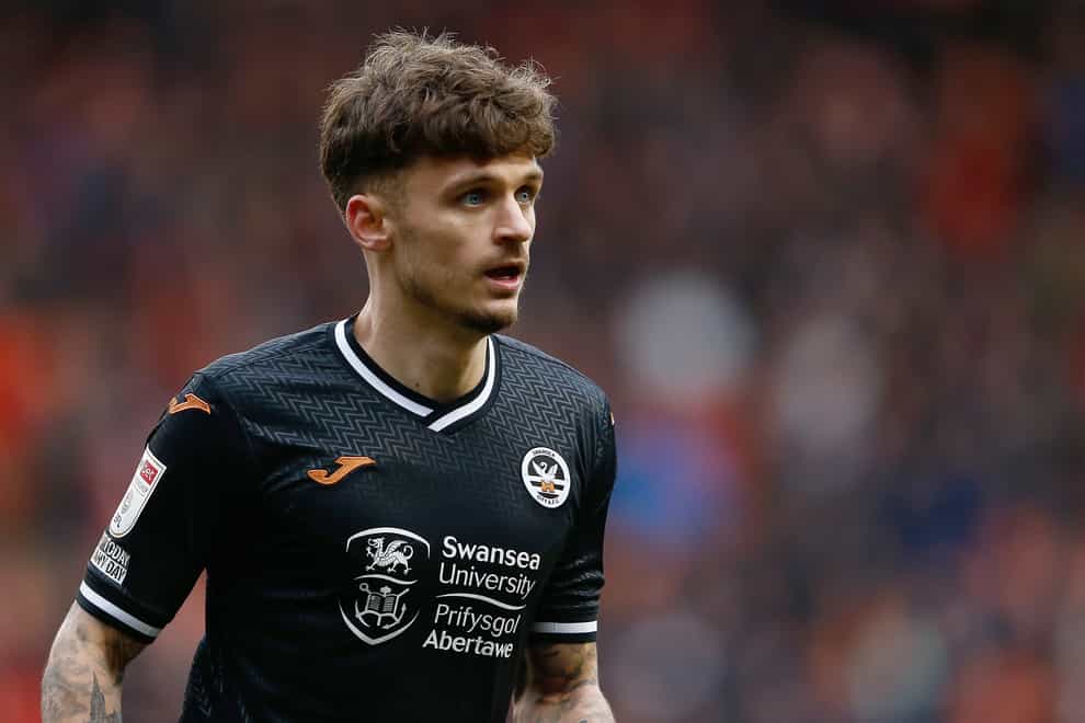 Jamie Paterson sat out Swansea’s 1-1 draw with Middlesbrough due to a knock (Will Matthews/PA)