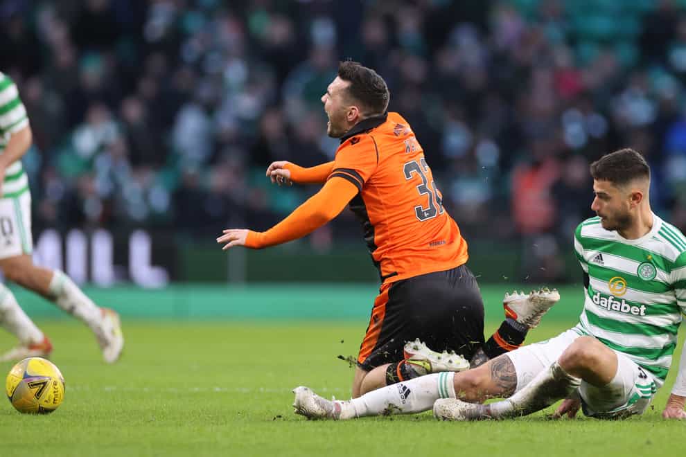 Tony Watt is looking for answers after another Tannadice setback (Steve Welsh/PA)