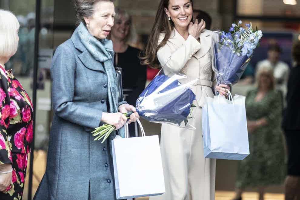 The Princess Royal, patron of the Royal College of Midwives, and The Duchess of Cambridge (Richard Pohle/The Times)