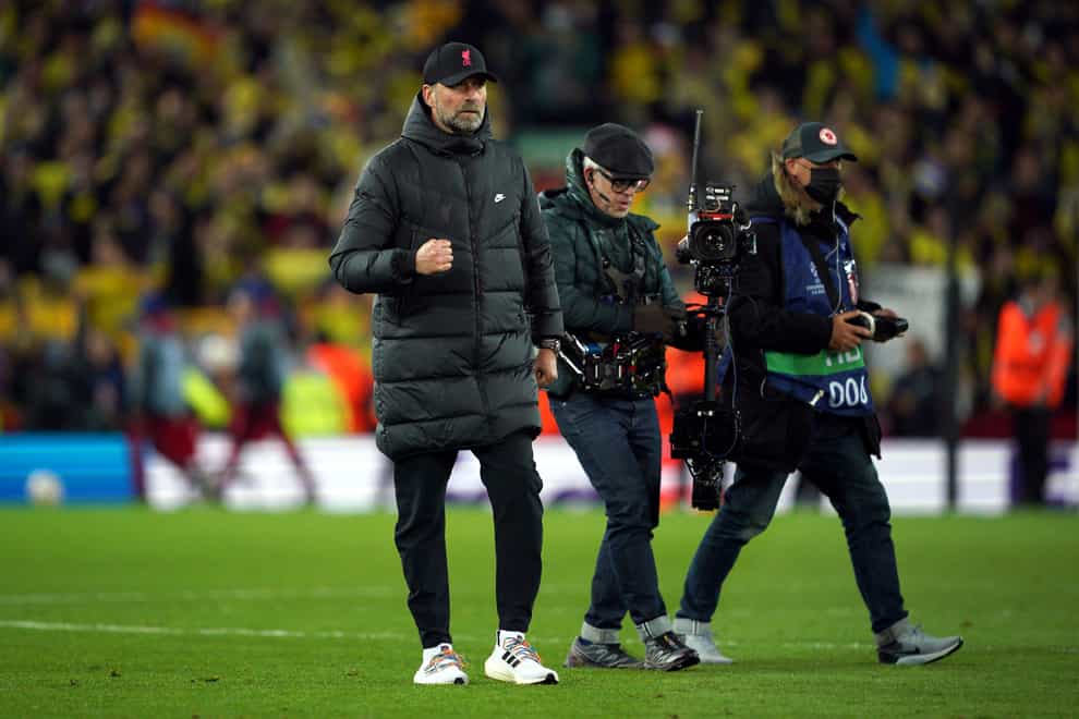 Liverpool manager Jurgen Klopp insists their Champions League semi-final is far from over despite their 2-0 first-leg lead over Villarreal (Peter Byrne/PA)