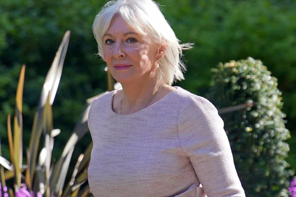 Culture Secretary Nadine Dorries arriving in Downing Street, London, for a Cabinet meeting. Picture date: Tuesday April 26, 2022.