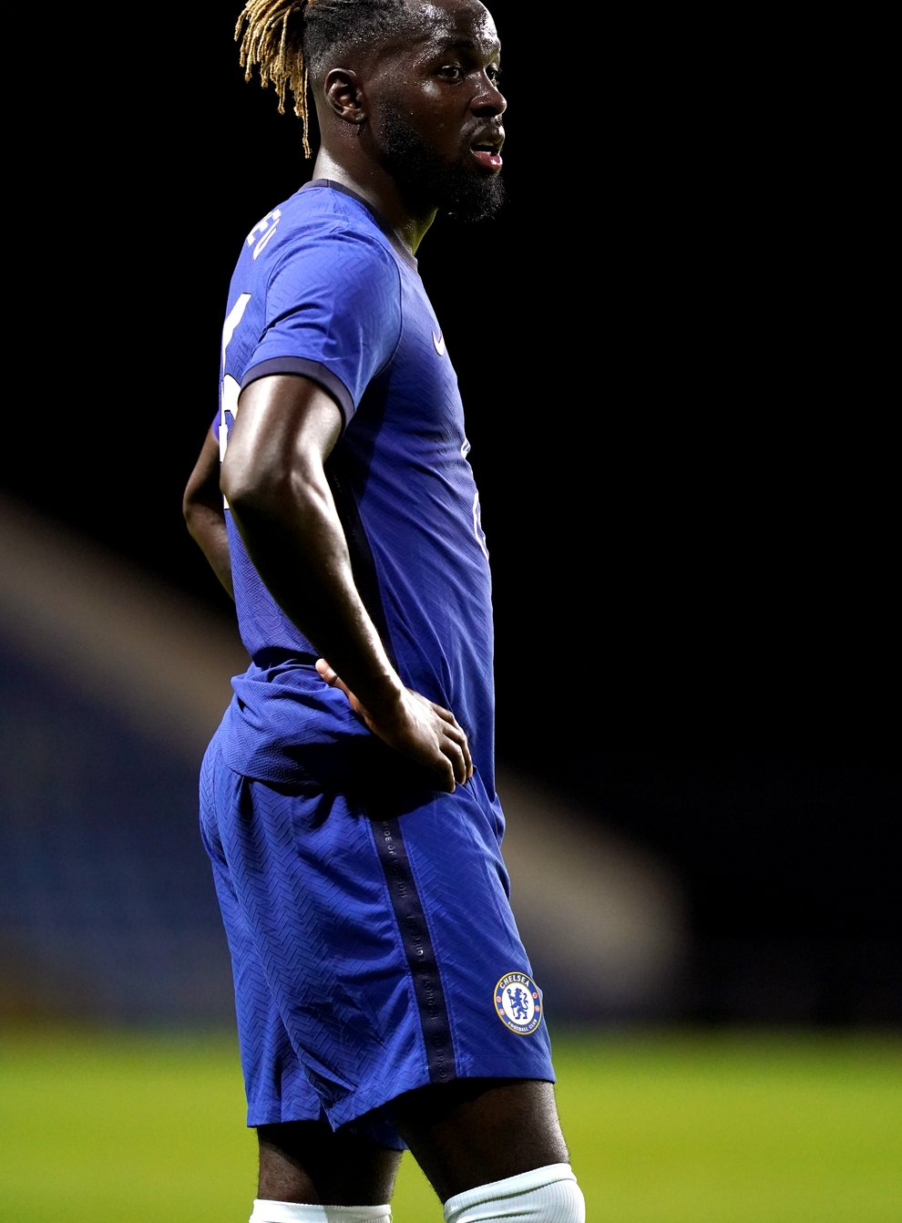 Dynel Simeu, on loan from Southampton, is a fitness doubt (John Walton/PA)