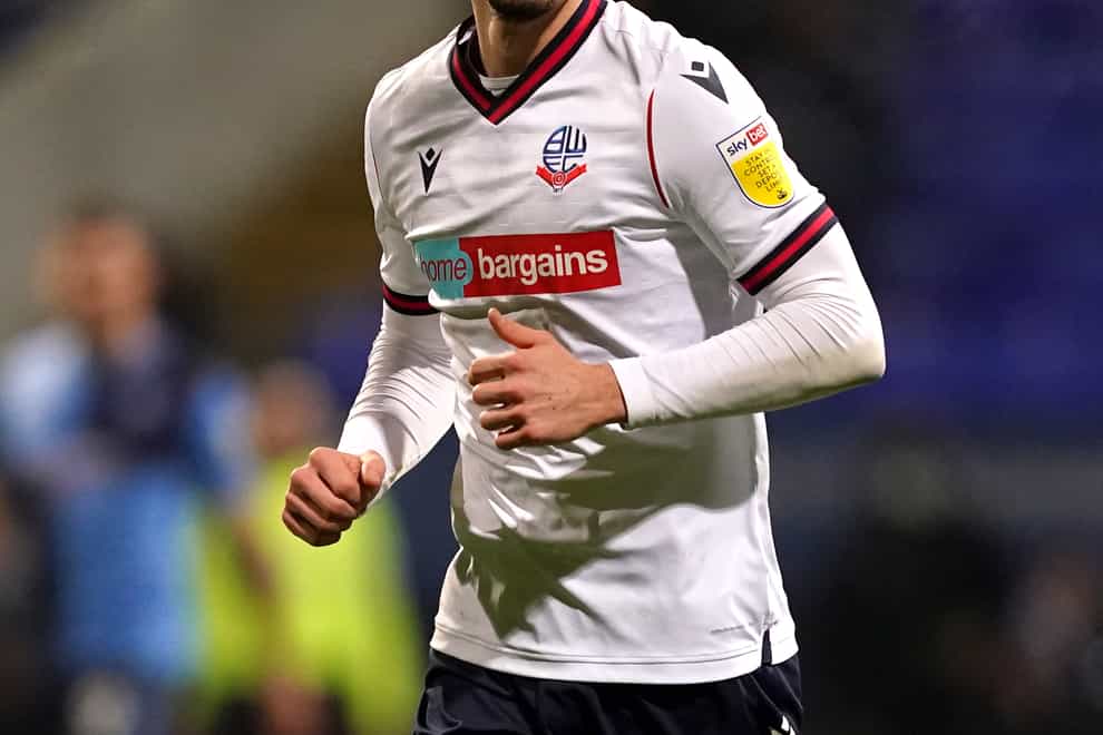 Bolton’s MJ Williams will miss the final match of the season with a broken hand (Martin Rickett/PA)