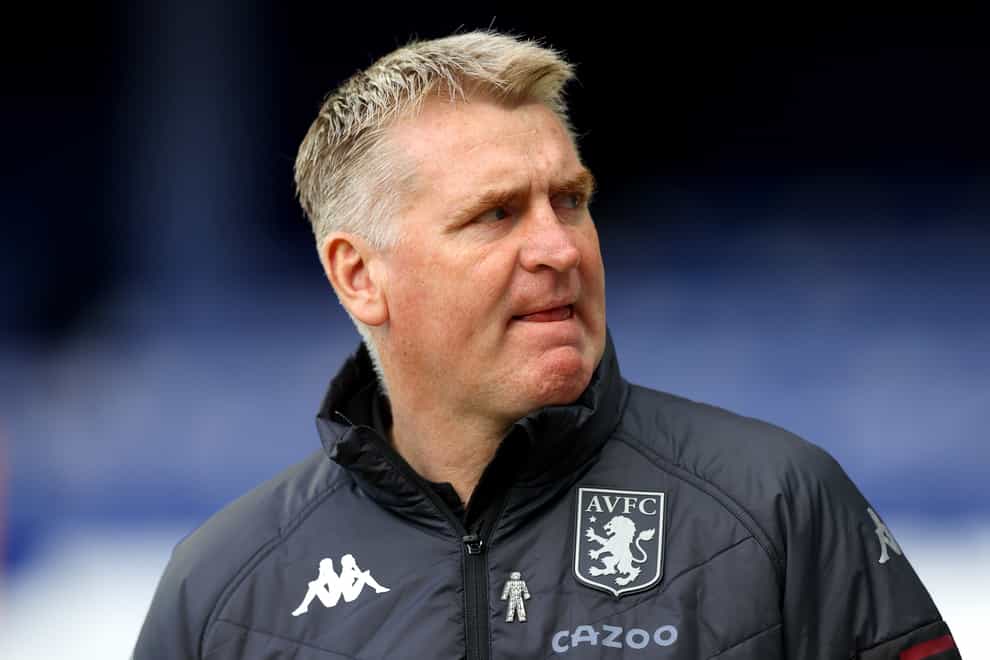 Norwich head coach Dean Smith is set to return to Villa Park for the first time since his dismissal during November 2021 (Naomi Baker/PA)