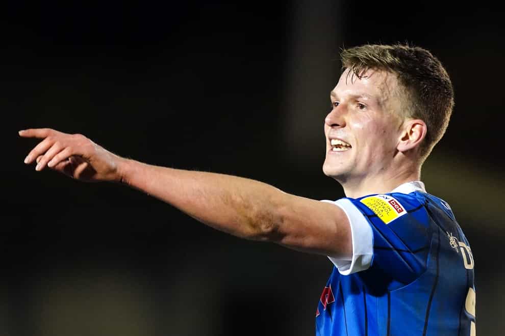 Paul Downing is sidelined for Rochdale with a fractured ankle (David Davies/PA)