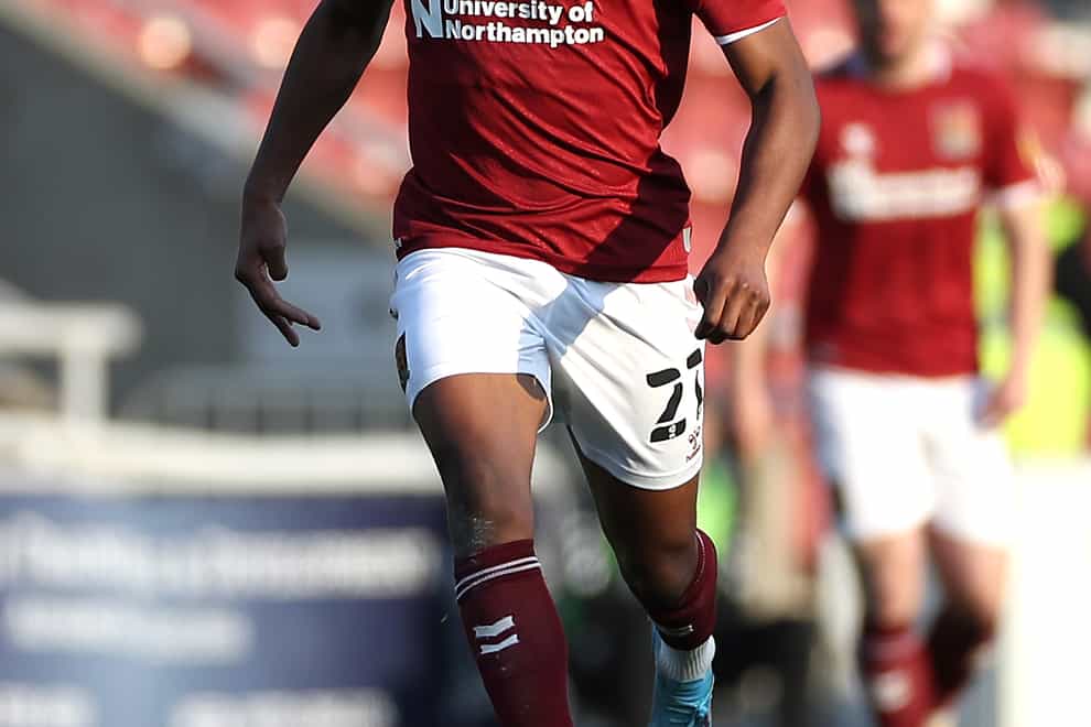Josh Eppiah is likely to line up again for Northampton (Bradley Collyer/PA)