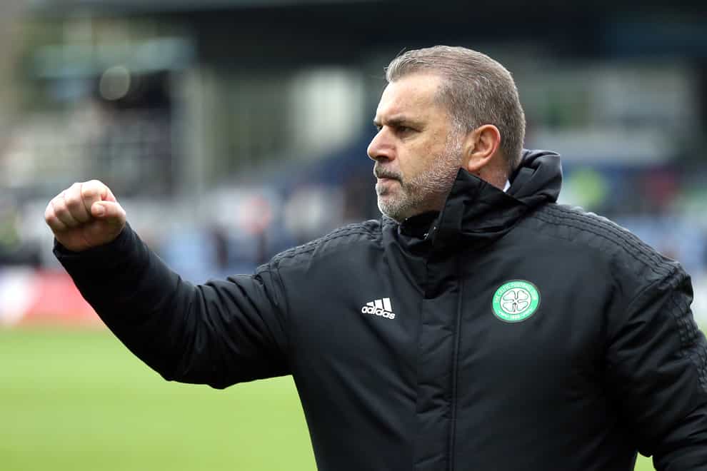 Celtic manager Ange Postecoglou has learned nothing from Rangers’ run (Robert Perry/PA)