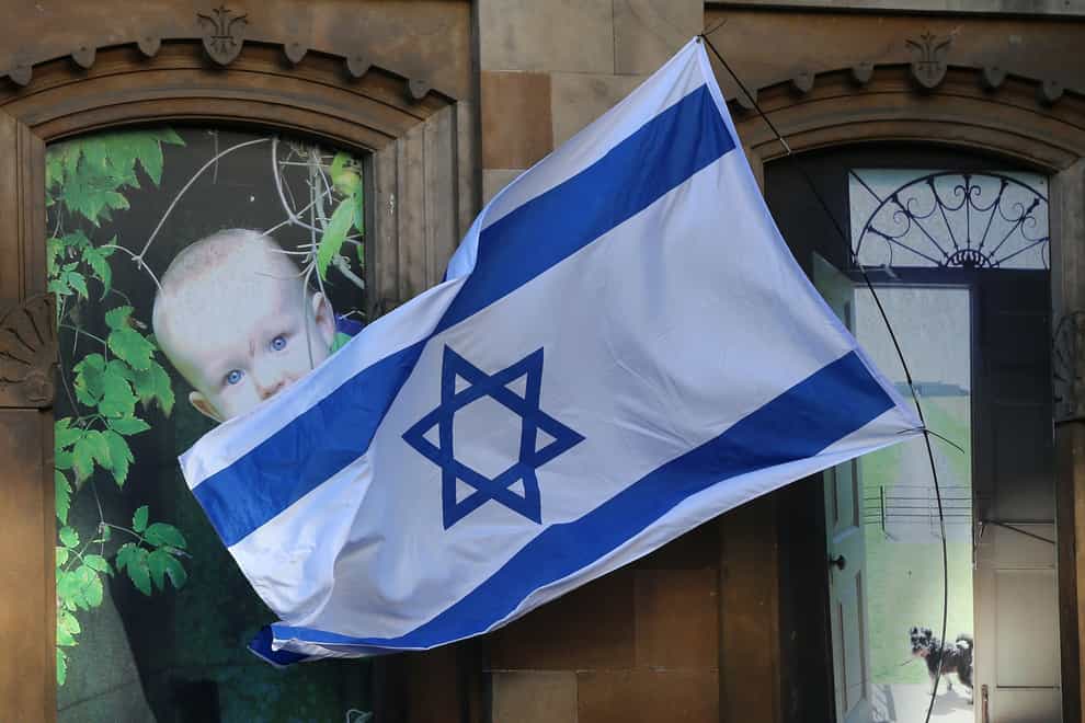 An Israeli flag (Niall Carson/PA)