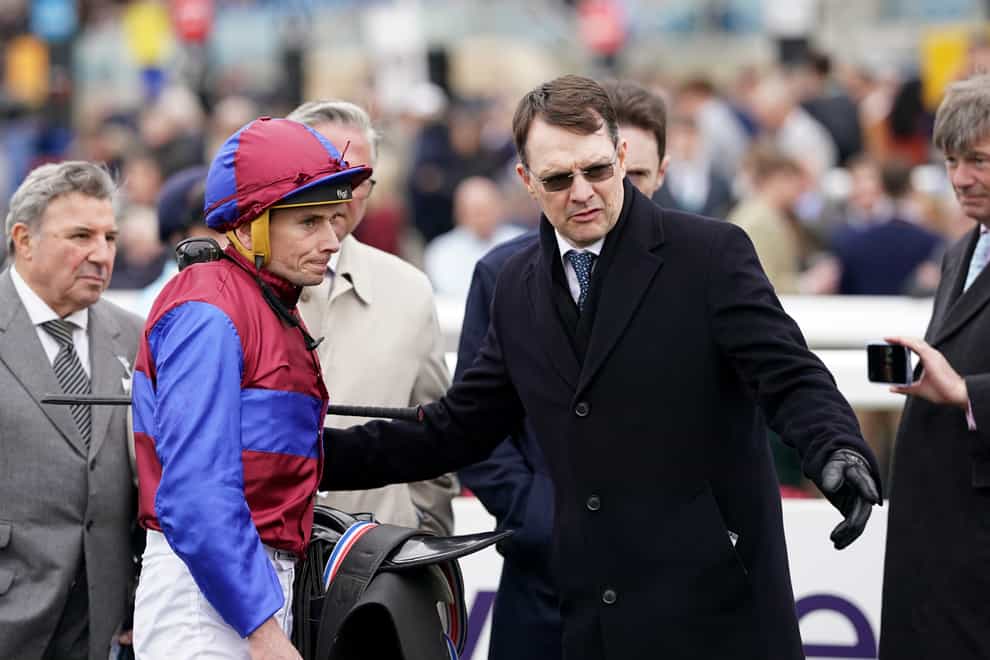 Aidan O’Brien was thrilled with the run of Luxembourg (Tim Goode/PA)