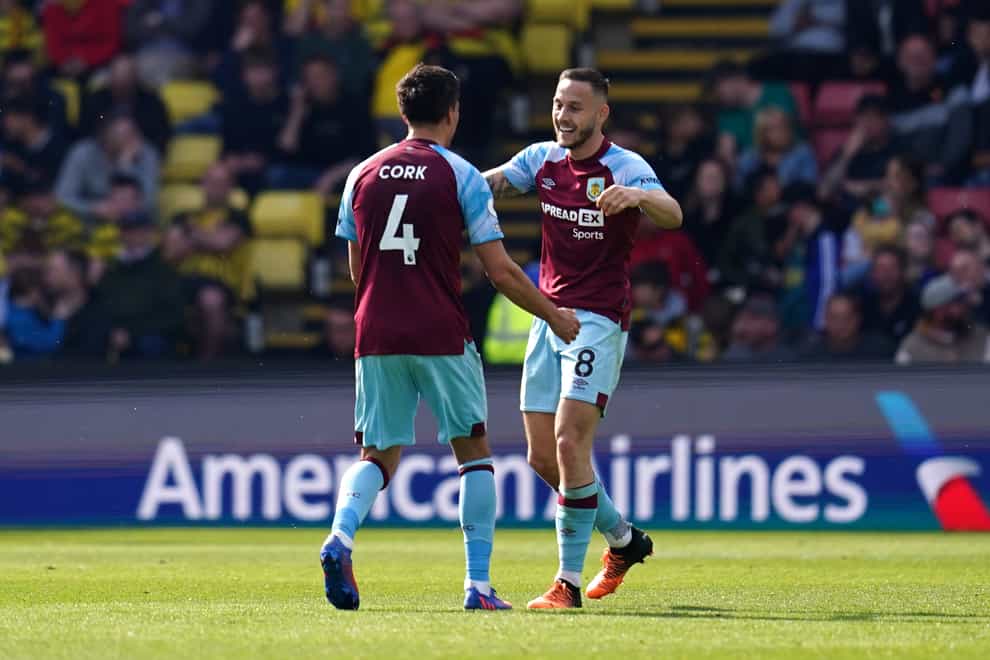 Burnley came back from a goal down in the final 10 minutes of the match (John Walton/PA)