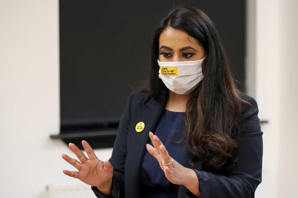 Airdrie and Shotts SNP MP Anum Qaisar said she was warned by a former Conservative minister which ‘predatory’ men to avoid in Parliament (Russell Cheyne/PA)
