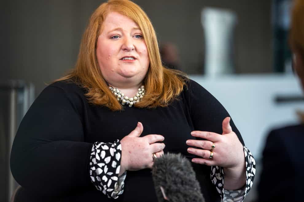 Alliance Party leader Naomi Long has said the lives of people in Northern Ireland are being made harder by not having a functioning powersharing Executive at Stormont (Liam McBurney/PA)